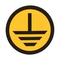 Знак "Земля" круглый d20мм an-1-04 — EKF