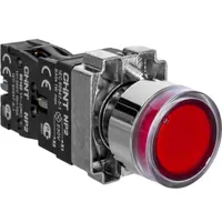 Кнопка управления NP2-BW3461 1НО красн. AC/DC 230В(LED) IP40 574080 — CHINT