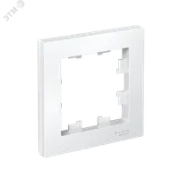 Рамка 1-м AtlasDesign белая SE ATN000101 — Systeme Electric