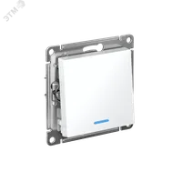 Выключатель 1-кл. СП AtlasDesign 10А IP20 (сх. 1а) 10AX с подсветкой механизм бел. SE ATN000113 — Systeme Electric