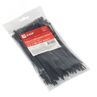 Хомут нейлоновый черный (3,6х180) (100шт.) Basic plc-cb-3.6x180 — EKF