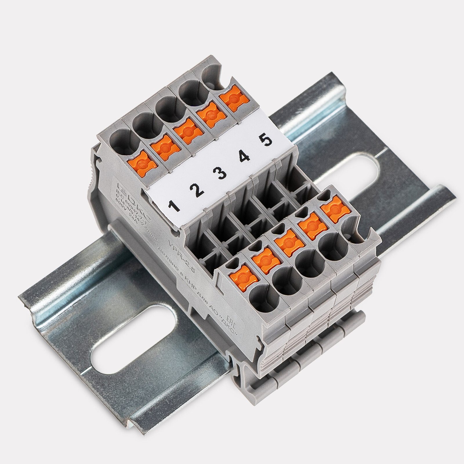 Маркировка для клемм SMK-PCB-4мм кв., 6,2х9,7 мм, 1 ряда (уп. 2500шт), 5031041